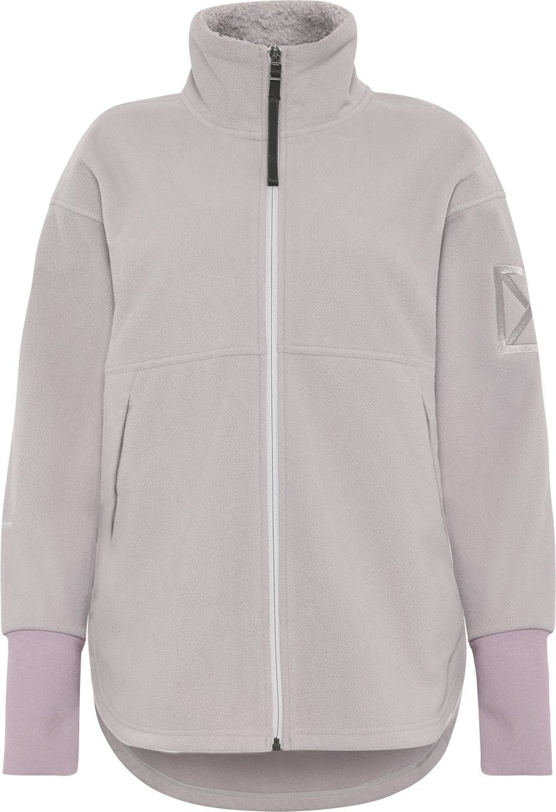 Didriksons Ronja Wns giacca outdoor da donna con zip intera - nebbia alba