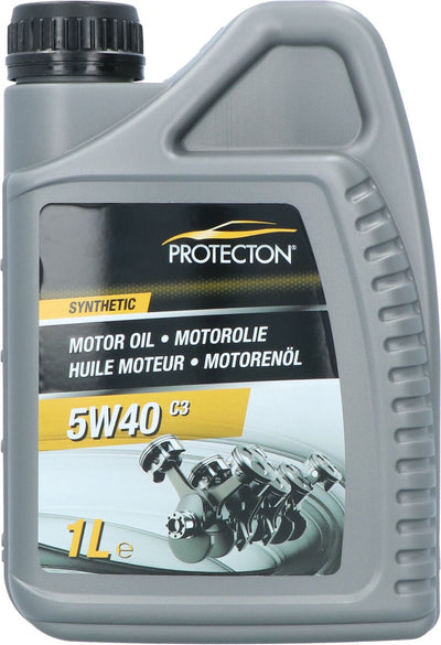 Protecton motor oil 5w-40 c3 - synthetic - for petrol, LPG and diesel engines - mid-saps fuel saving - specially developed for pump injector diesel engines - 1 liter