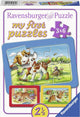 RAVENSBURGER JIGSAW puzzle i miei amici animali, 3x6st.