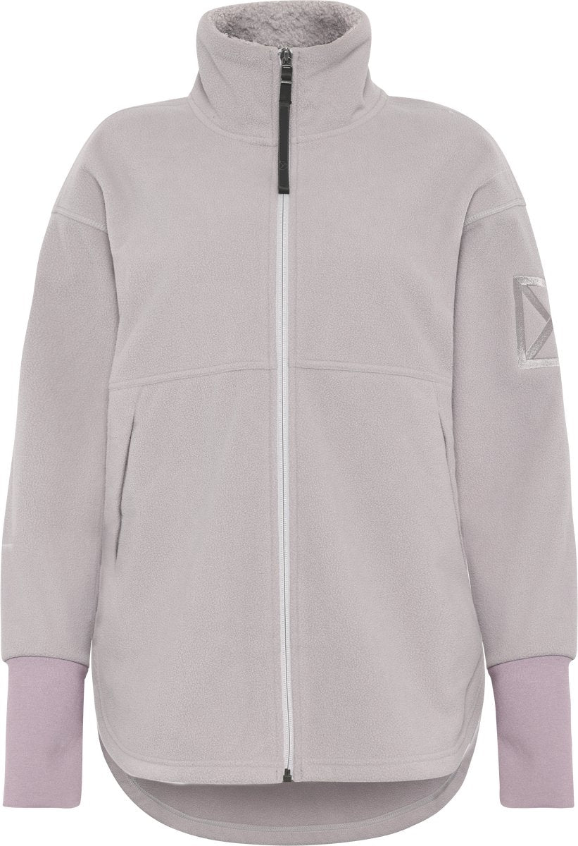 Didriksons Ronja Wns giacca outdoor da donna con zip intera - nebbia alba