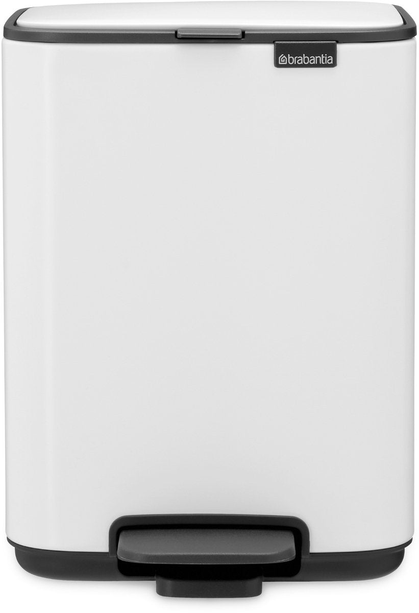 Brabantia bo pedaalemmer - 4 liter - badkamer - white