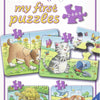 Ravensburger - Cute Pets Puzzle 4in1
