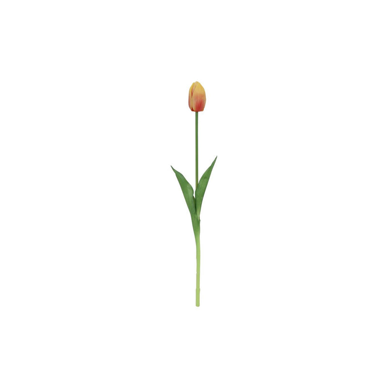 Tulipano artificiale Countryfield giallo arancio 10x10x47 cm