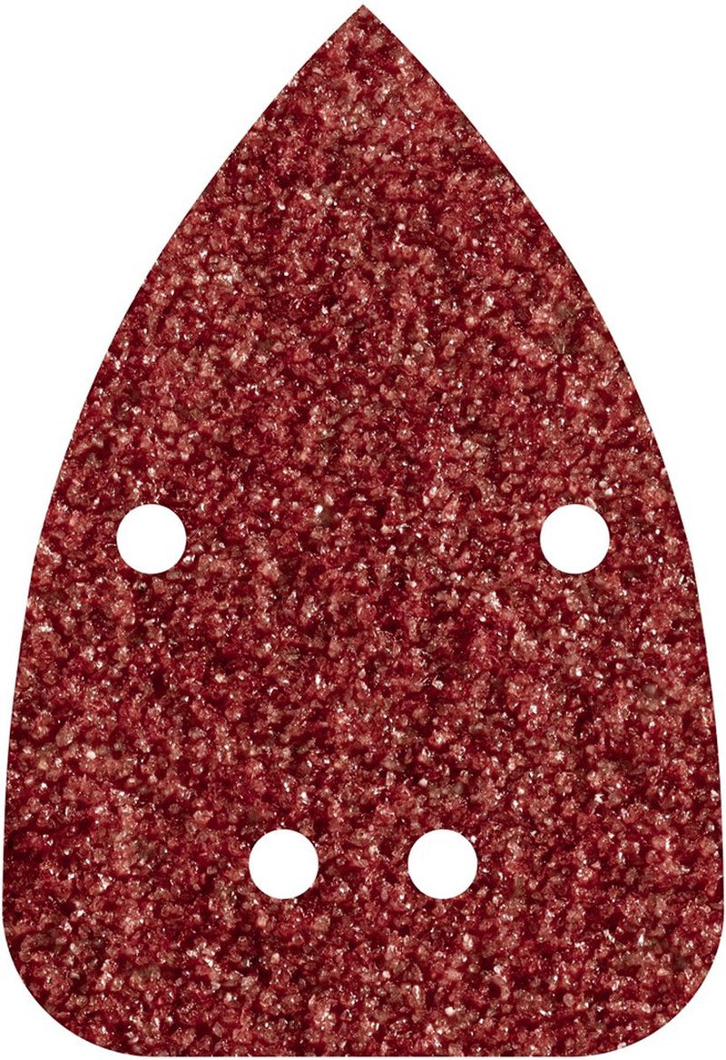 Wolfcraft - papel de lija para ratón, grano 80 - 10 piezas - 96 x 136 mm - hoja de lija multilijadora autoadhesiva - 1757000