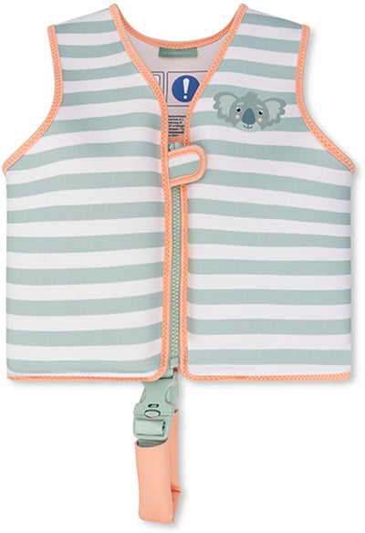 Swim essentials zwemvest - groen wit - resort stripe - 3 6 jaar