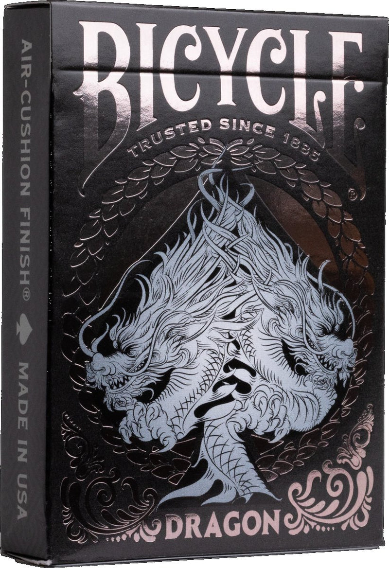 Dragón de bicicleta negro - naipes premium - póquer - colección ultimates - coleccionable