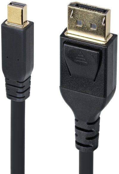 Cavo Startech da mini displayport a displayport 1.4 da 3 m, cavo 8k 60hz 4k 120hz hbr3 hdr, cavo uhd da mdp a dp 1.4, cavo uhd