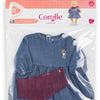 Abito jeans da bambola Corolle con sciarpa piccolo esploratore - 36 cm