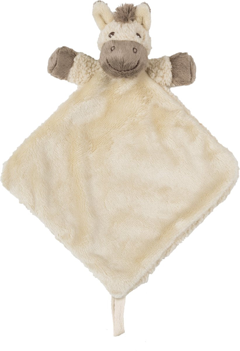 Happy horse paard helma knuffeldoekje - beige - baby cadeau