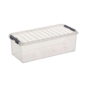 Sunware q-line box 9.5 liter transparant 48,5x19x14,7 cm - afbeelding 1