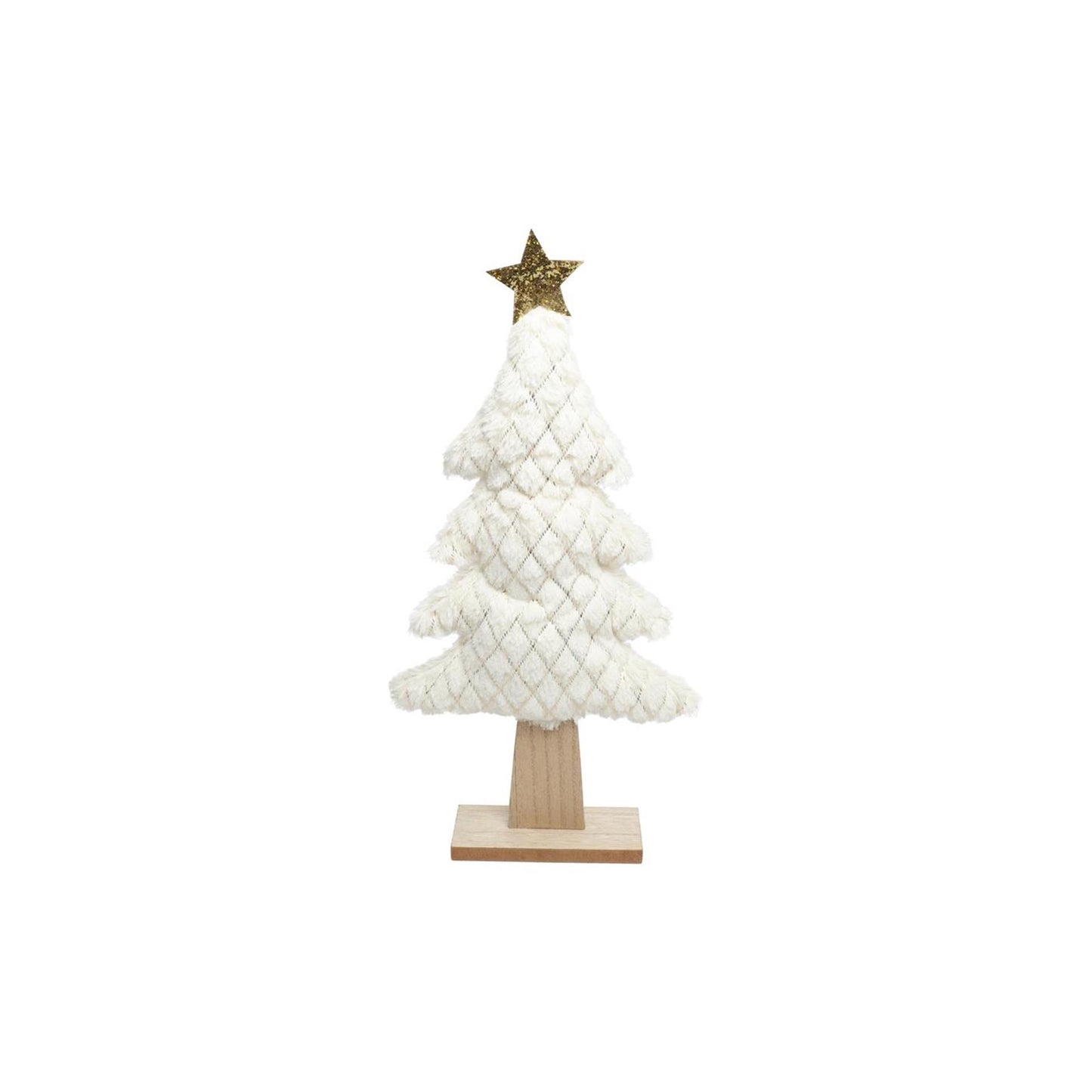 Countryfield ornament kerstboom fargo l wit 24x5x45cm
