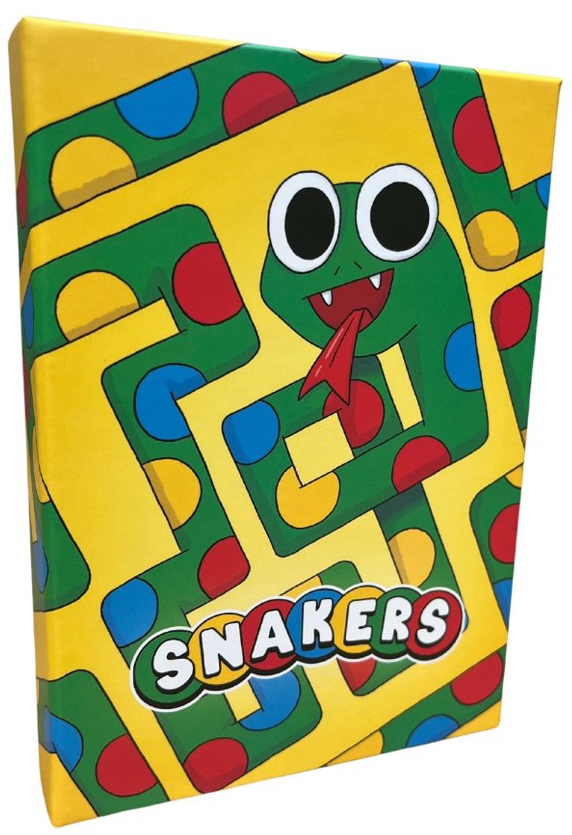 Asmodee gioco di carte Snakers Family Game gioco di serpenti colorati.