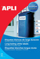 Apli weerbestendige etiketten formaat 210 x 297 mm (b x h) 20 stuks 1 per blad doos van 20 blad
