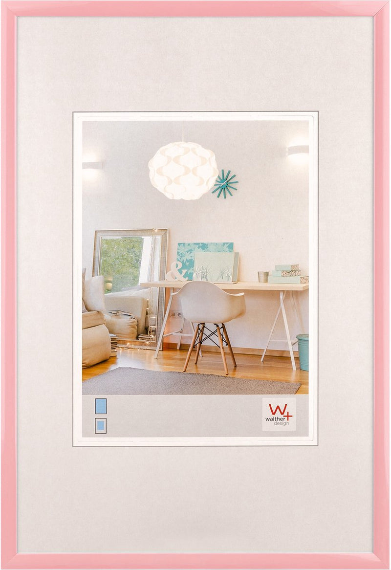 Walther new lifestyle - marco de plástico - tamaño de foto 40x50 cm - rosa