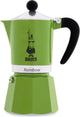 Bialetti arcoíris verde 6 tazas – cafetera espresso – aluminio – 270 ml