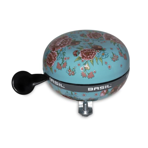 Basil Bloom - Bicycle Bell - 80 mm - Verde chiaro con fiori
