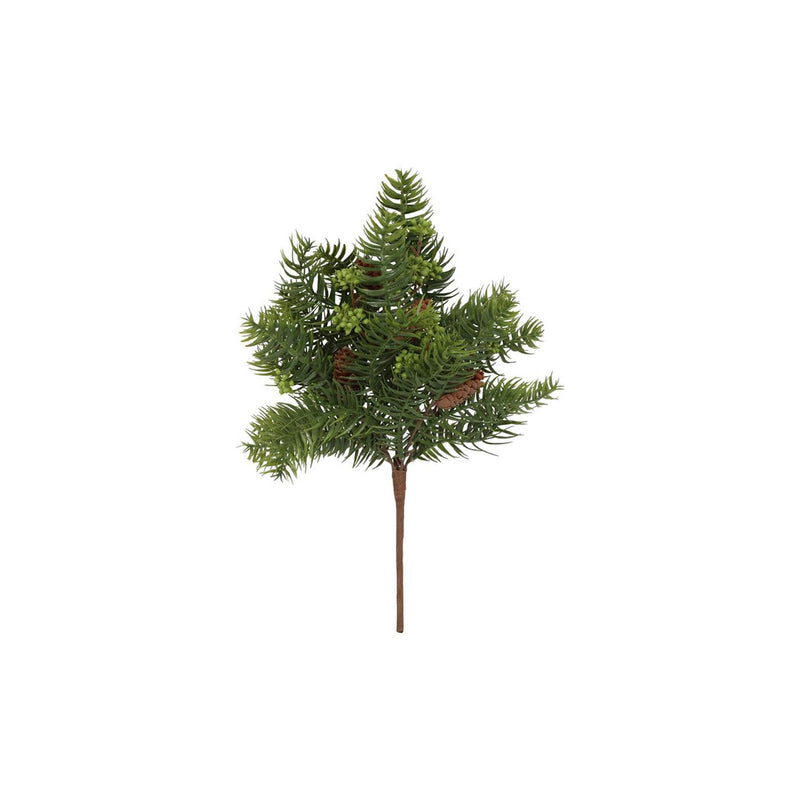 Ramo artificiale Countryfield bacche di edera verde 41xh25.4cm