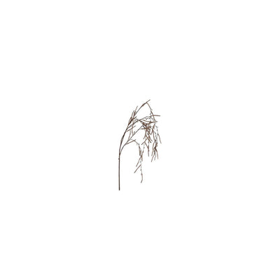 Ramo artificiale campo country in plastica marrone h32cm