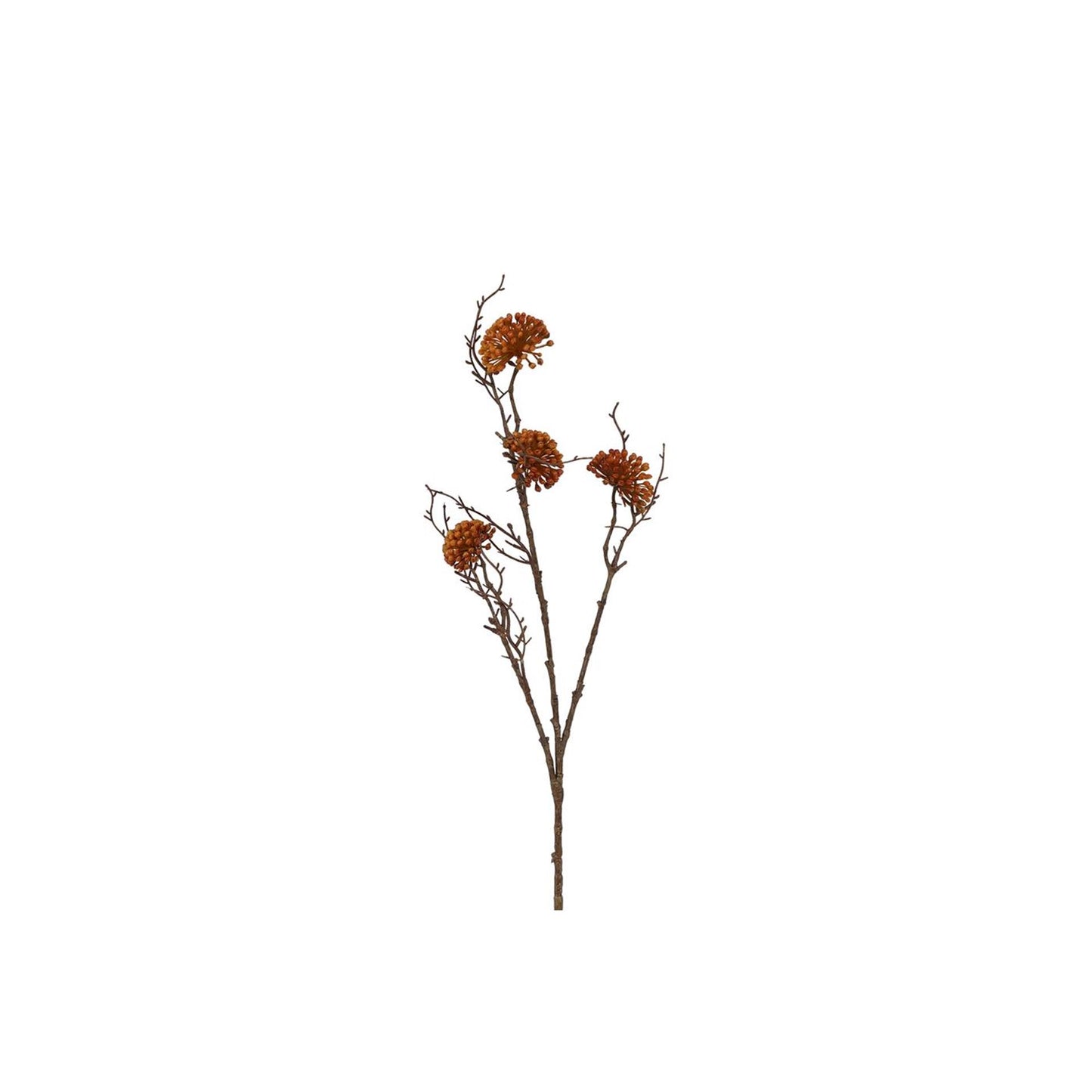 Fiore artificiale Countryfield elica arancione 75x13x6,5 cm