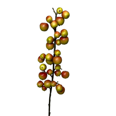 Roberts collection rama artificial rama malus 70cm verde rojo