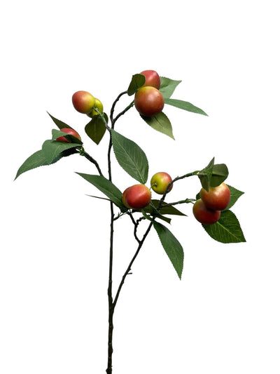 Roberts collection rama artificial ciruela 75cm verde rojo