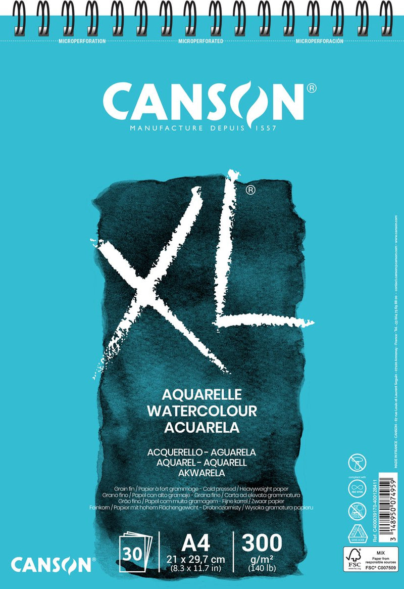 Canson acquerello blocco acquerello xl 300 g m² 210 x 297 mm