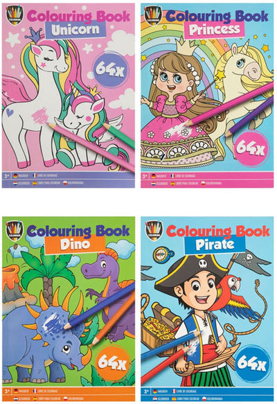 Gruppo di artigianato creativo distribuire libri da colorare, 12 pezzi