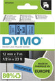 Etichette Dymo originali d1 | testo nero su etichetta blu | 12 mm x 7 m | etichette autoadesive per la stampante per etichette Label Manager | prodotto in Europa