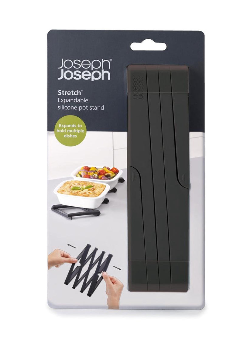 Sottobicchiere allungabile Joseph Joseph – materiale siliconico resistente al calore – nero