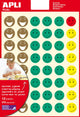 Apli kids 12xvellen, 576xstickers, goud groen geel rood