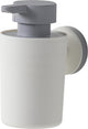 Tiger urban - dispenser di sapone a parete da 180 ml - senza forare né incollare - bianco