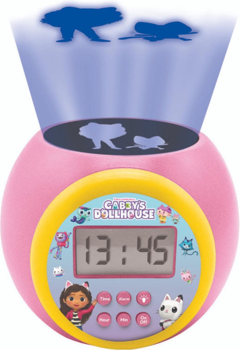 Reloj despertador con proyector para casa de muñecas Lexibook Gabby