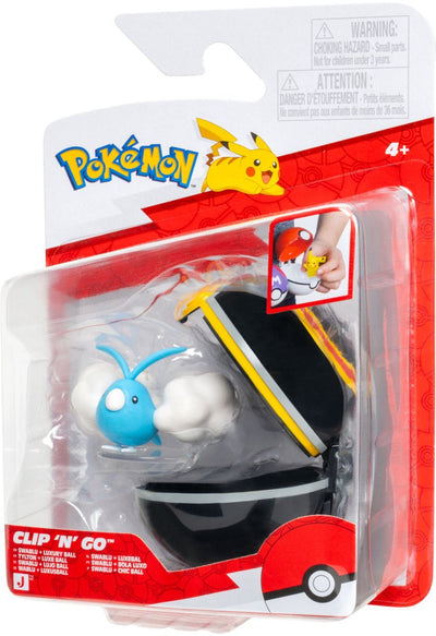 Pokémon - clip 'n' go - swablu con bola de lujo
