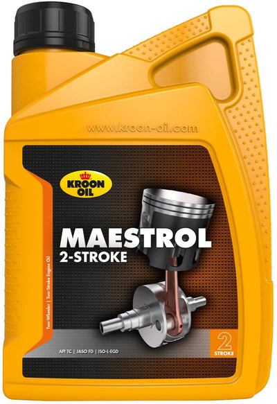 Kroon-Oil Maestrol 2-Stroke, semi sintético. 1 litro