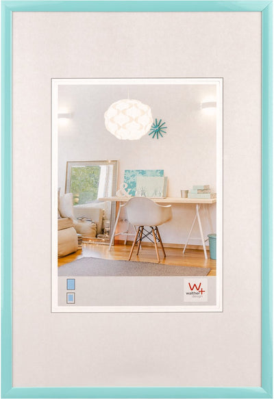 Walther new lifestyle - cornice in plastica - misura foto 30x45 cm - turchese
