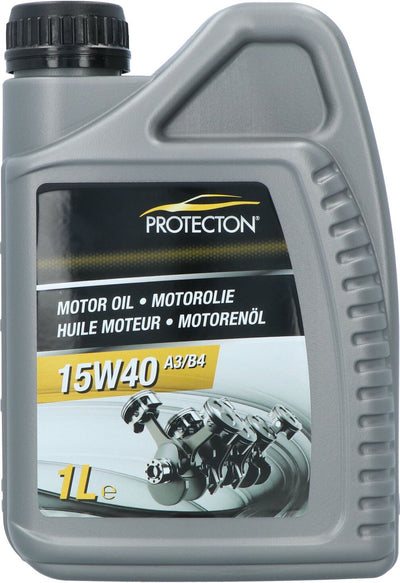 Protecton motor oil 15w-40 a3 b4 - mineral multigrade oil - for petrol, LPG and diesel engines - strong resistance to oxidation - strong anti-wear effect - good anti-corrosion and anti-foam ability - low tendency to evaporate - 1 liter