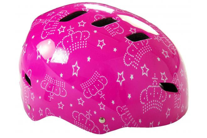 Volare Fiets Skatehelm - Roze - 55-57 cm