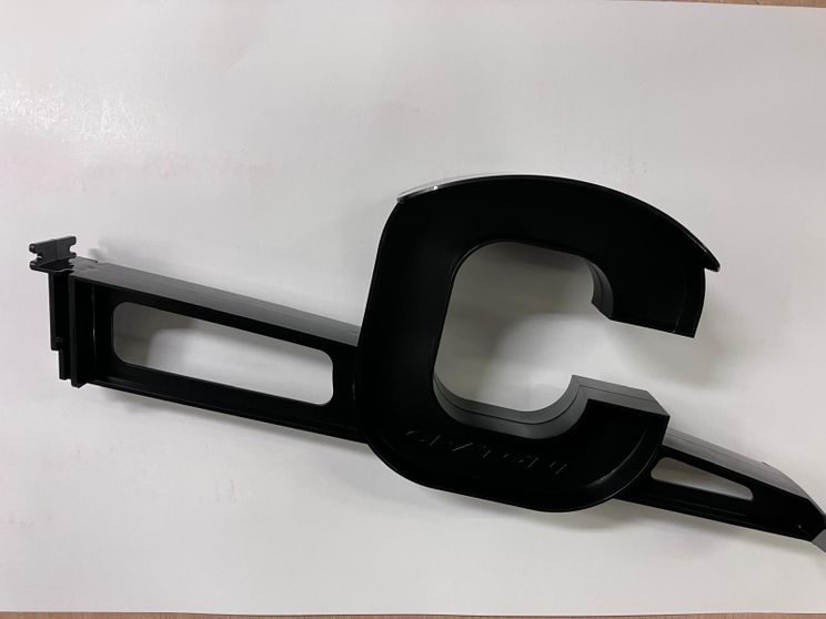 Ganci del casco Black Slatwall