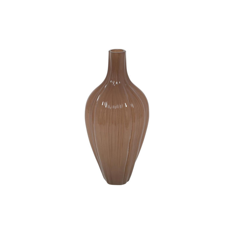 Vaso Countryfield high eline marrone opaco ø16xh36cm