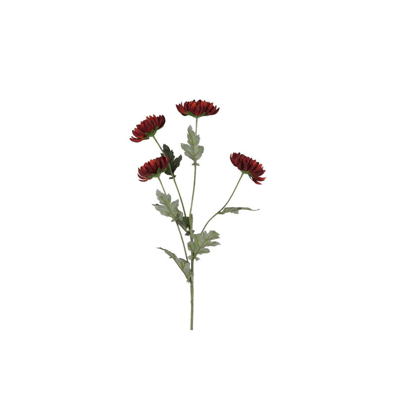 Ramo artificiale Countryfield crisantemo marrone 20xh83,8cm