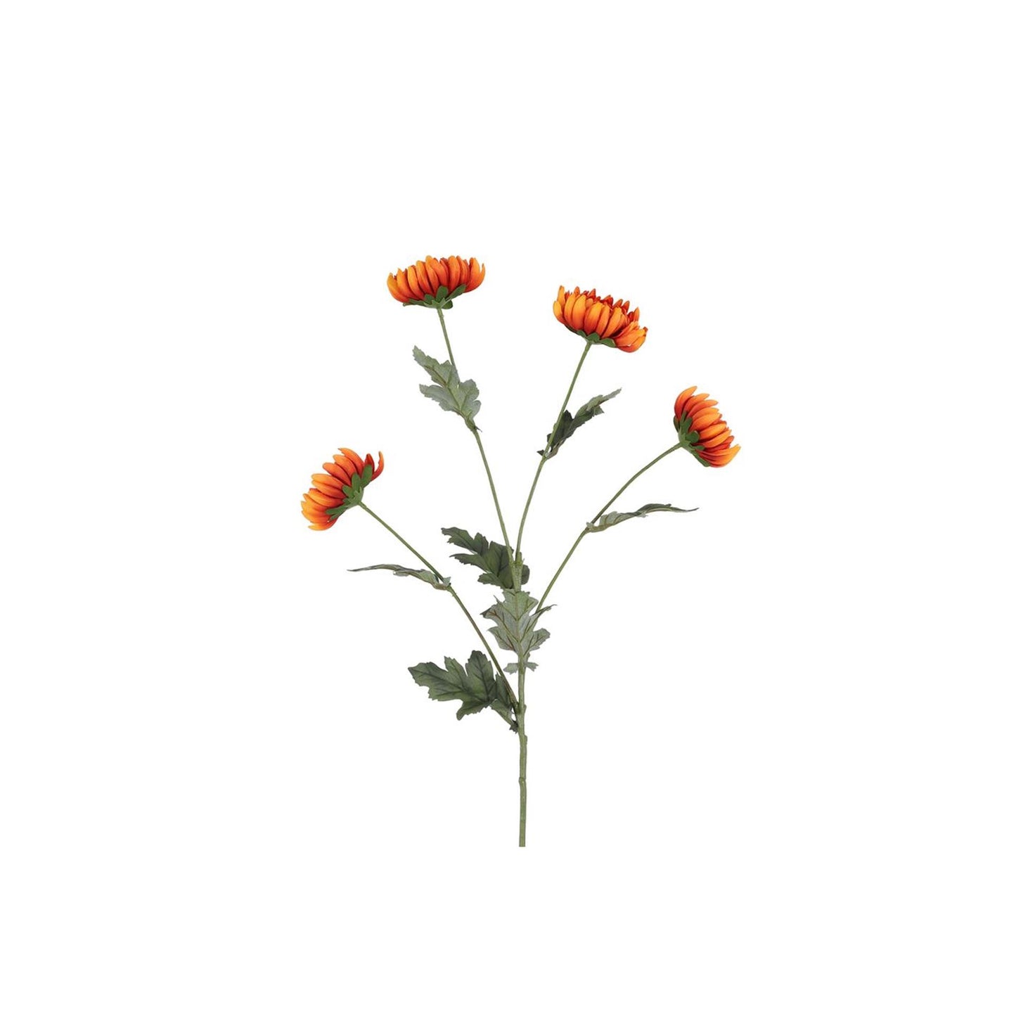 Ramo artificiale Countryfield crisantemo arancione 20xh83,8cm