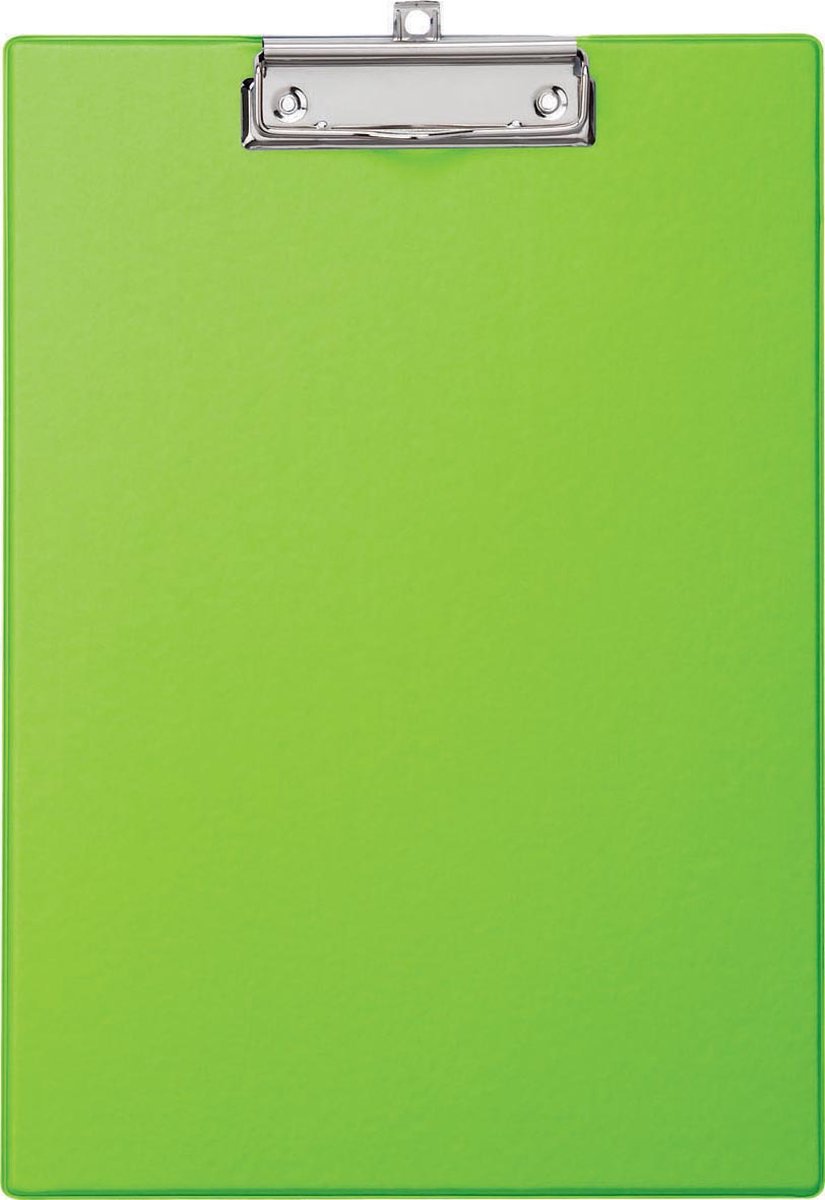 Portablocco Maul a4 in piedi PVC verde neon | 12 pezzi