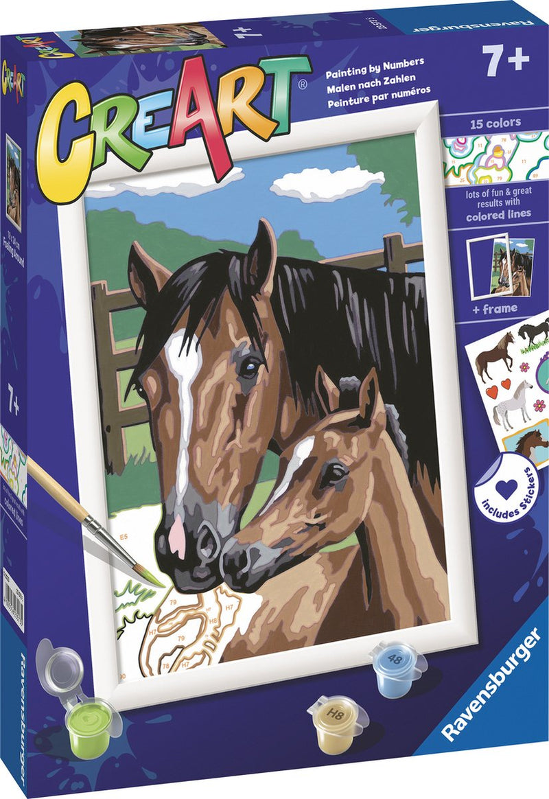 Ravensburger Creart Pintura por número Dollen con potros