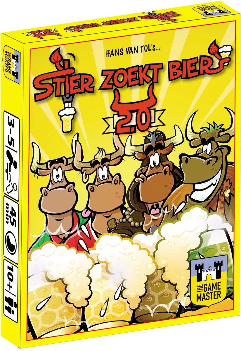 Il maestro del gioco toro cerca la birra 2.0 - gioco di carte