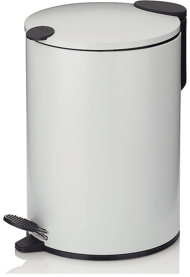 Kela pedaal afvalemmer, 3 l, mat wit - | mats