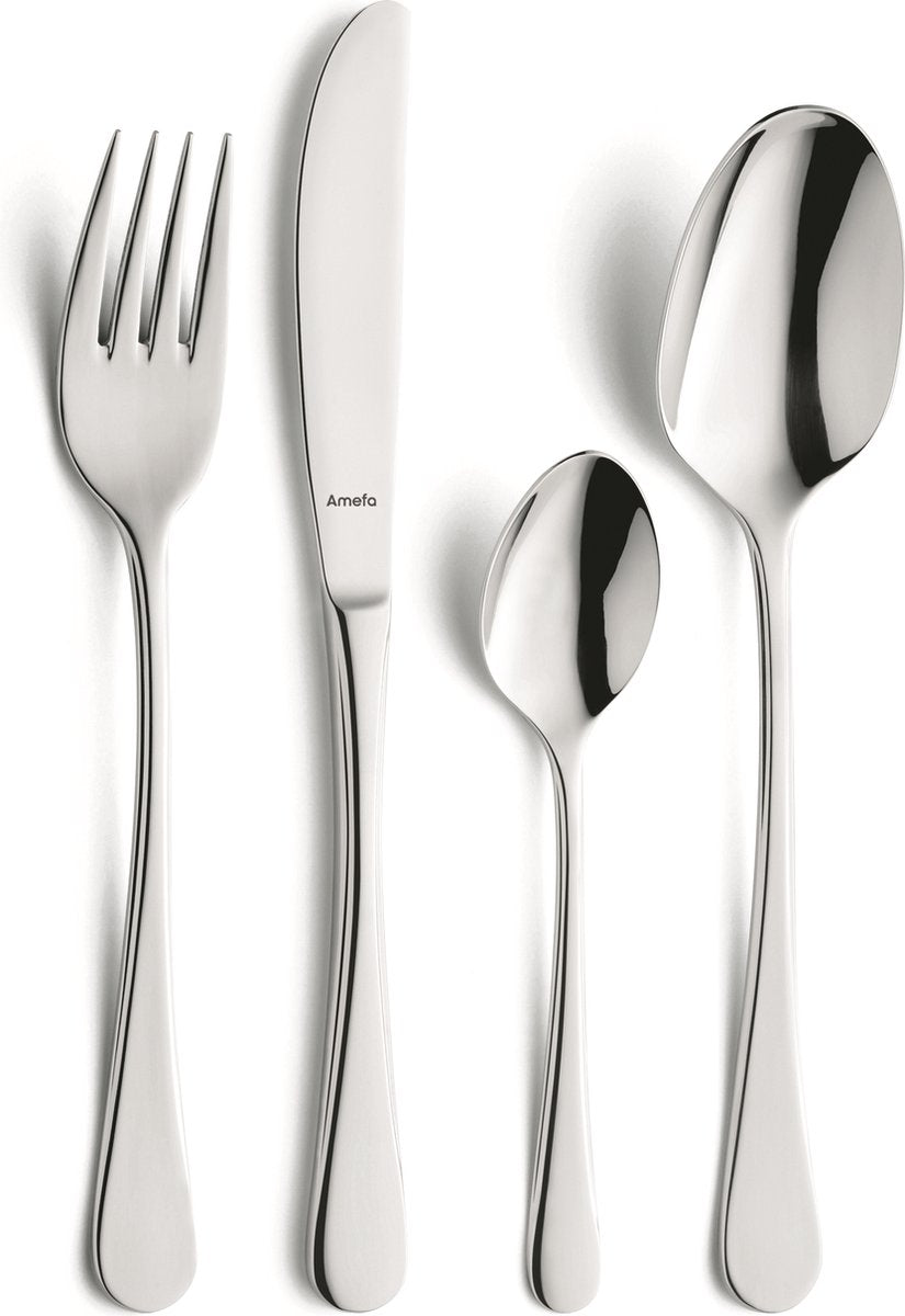 AMEFA AMEFA Set di posate a 24 pezzi Rebecca High Gloss Silver Coloted