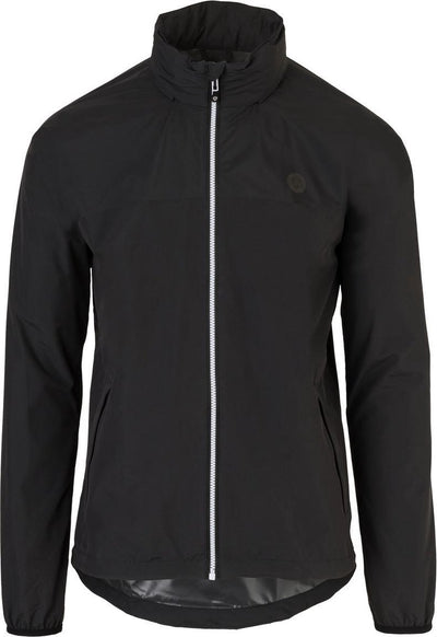 Agu go regenjas essential - regenjas dames heren - ademende en waterdichte regenjas - fietsjack - zwart - xxl