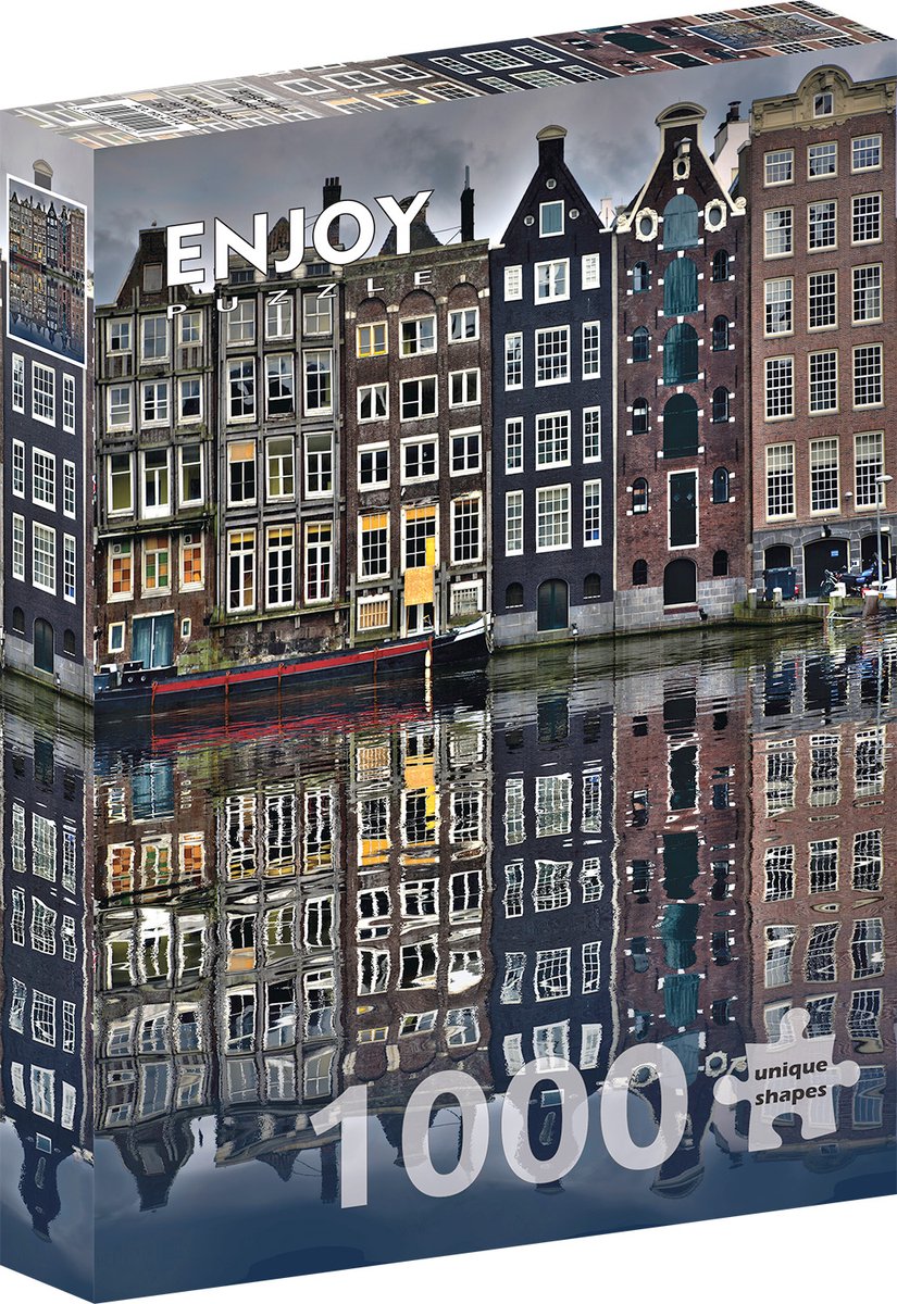 Enjoy Amsterdam casas puzzle 1000 piezas