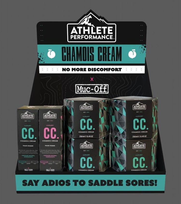 Muc-off toonbankdisplay chamois creams counter top display