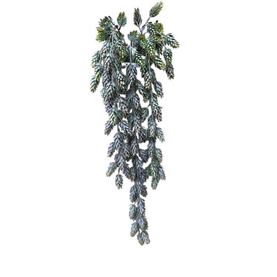 Roberts collection planta artificial colgante spray de lúpulo marrón 80cm